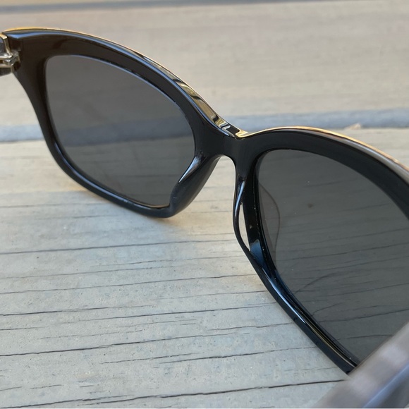 Kate Spade Johanna 2/S Rectangular Sunglasses 0807 Black 9O Dark Gray Gradient main image 7